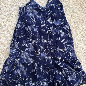 GAP Navy and White Floral Dress